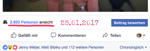 Facebook damals