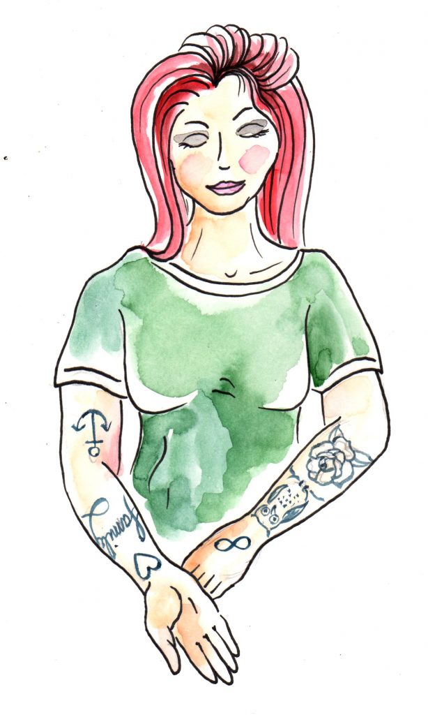 Tattoos am Handgelenk
